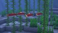 A group of salmons (Image via Mojang)